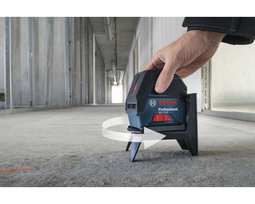 Bosch Logo. Kombi-Laser zur Ausrichtung mit rotierenden Pfeil.