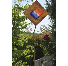 Gartenfigur Sonnenquadrat Rostdesign H 180 cm braun