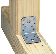 Winkelverbinder aus Metall zur Holzverbindung