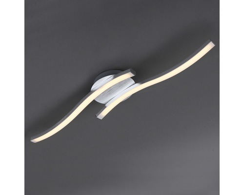 LED Deckenleuchte 2x6W 480 lm 3000 K warmweiß LxBxH 554x120x70 mm Go alu-weiß 2-flammig LED Deckenleuchte 2x6W 480 lm 3000 K warmweiß LxBxH 554x120x70 mm Go alu-weiß 2-flammig