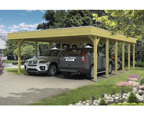 Doppelcarport SKAN HOLZ cm HORNBACH mit Friesland 557x860 AT 