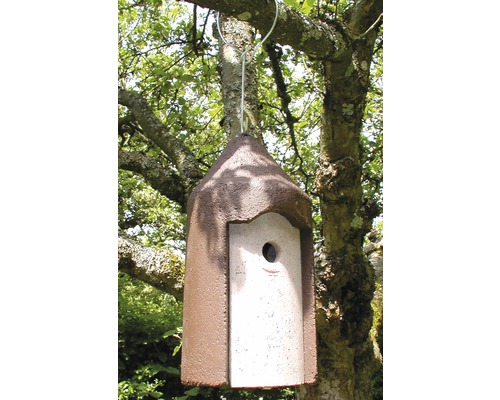 Vogelhaus zum Aufhängen im Baum mit rundem Einflugloch