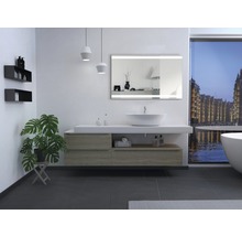 LED-Lichtspiegel DSK Silver Boulevard eckig 60x100 cm