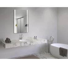 LED-Lichtspiegel DSK Silver Boulevard eckig 60x100 cm