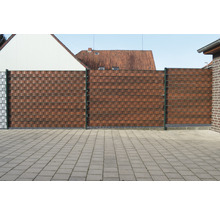 Sichtschutzstreifen PVC 200 x 9,5 cm nussbaum-thumb-1 Sichtschutzstreifen PVC 200 x 9,5 cm nussbaum-thumb-1