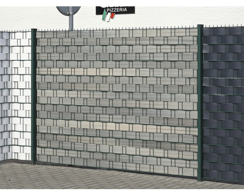 Sichtschutzzaun aus Kunststoff in verschiedenen Farben