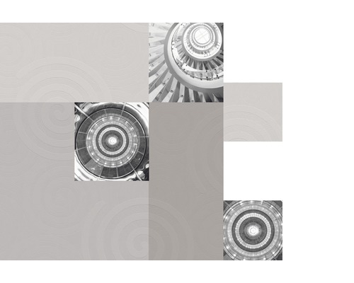 Grafisches Muster mit Treppenhausmotiven