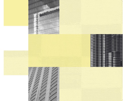 Collage mit Gebäudeansichten