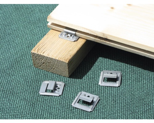 Metallclips zur Befestigung von Holzpaneelen