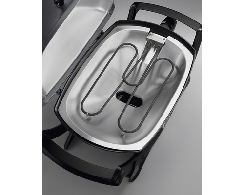 Innenansicht eines Elektrogrills mit Heizelement
