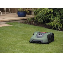 Rasenmäherroboter im Garten