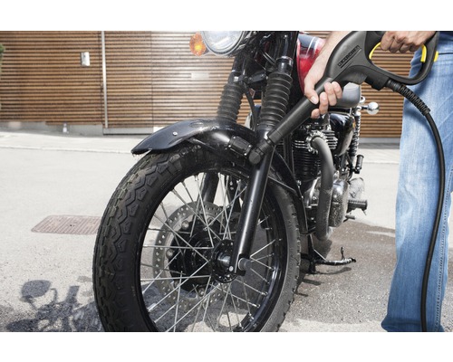 Motorradreinigung mit Hochdruckreiniger