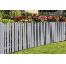 Pfosten Konsta geriffelt Trapezkopf 7 x 7 x 90 cm hellgrau-thumb-3 Pfosten Konsta geriffelt Trapezkopf 7 x 7 x 90 cm hellgrau-thumb-3