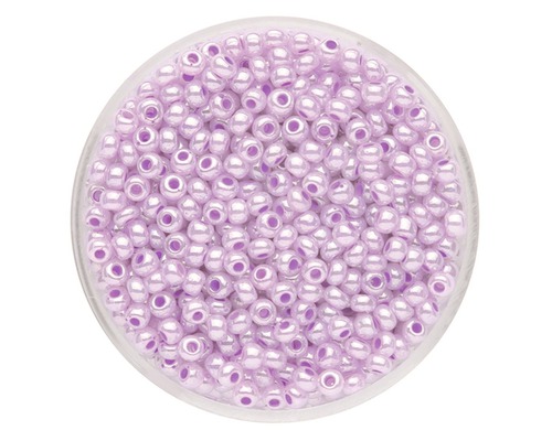 Efco Wachs-Perlen Aus Kunststoff – 3 Mm, Lila, 125 Stück, Für Schmuck & Bastelprojekte