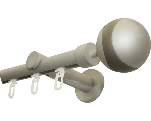 Gardinenstange mit Kugelende und Gardinenhaken