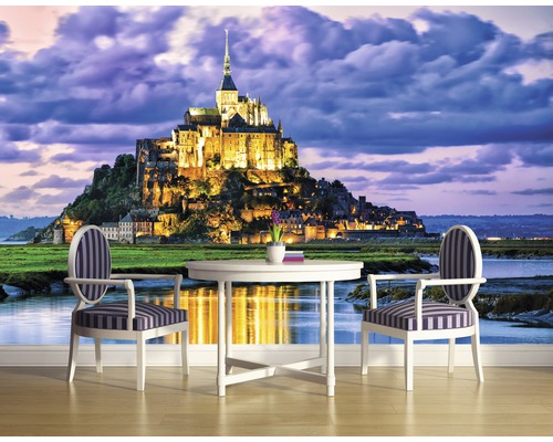Fototapete mit Abbildung von Mont-Saint-Michel