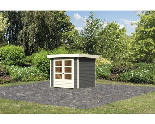 Gartenhaus mit Doppeltür im Garten