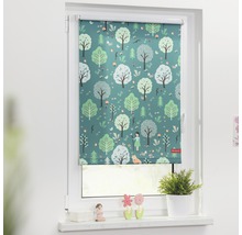 Fenster mit Rollo im Wald Design
