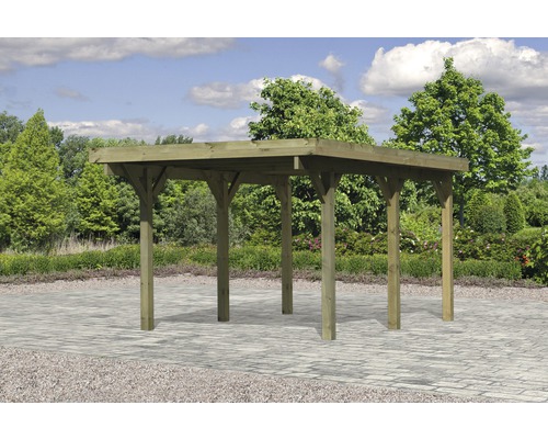 Holzpavillon im Garten