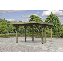 Holzpavillon im Gartenbereich