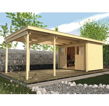 Gartenhaus weka Lounge-Haus 1 450 cm Lounge mit Fußboden 654 x 295 cm natur-thumb-1 Gartenhaus weka Lounge-Haus 1 450 cm Lounge mit Fußboden 654 x 295 cm natur-thumb-1