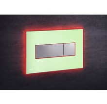 Alca Logo. Betätigungsplatte mit LED-Beleuchtung für WC.