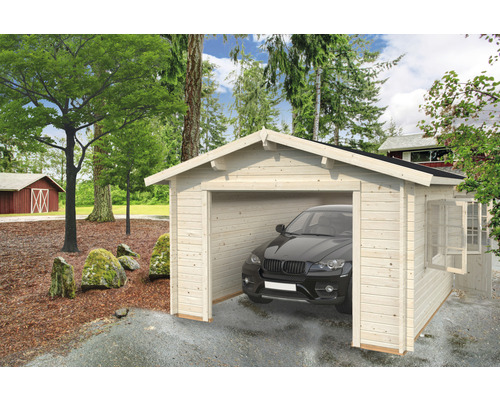 Einzelgarage Palmako Roger 19,0 m² ohne Tor 360 x 550 cm natur Einzelgarage Palmako Roger 19,0 m² ohne Tor 360 x 550 cm natur