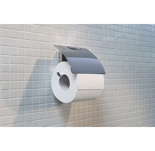 Toilettenpapierhalter Spirella Max light mit Deckel chrom-thumb-1