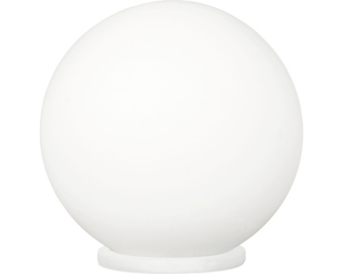 Weiße Gartenkugelleuchte
