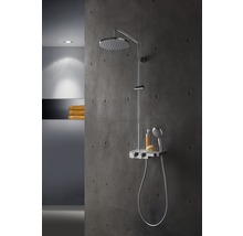 Duschsäule Breuer Quick 72 Aquamaxx 340 mit Thermostat chrom Kopfbrause rund-thumb-1 Duschsäule Breuer Quick 72 Aquamaxx 340 mit Thermostat chrom Kopfbrause rund-thumb-1
