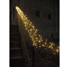 Treppe mit Lichterkette zur Dekoration