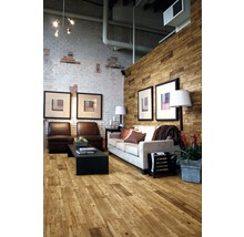 Feinsteinzeug Bodenfliese Limewood 23,3x120,0 cm braun matt-thumb-2 Feinsteinzeug Bodenfliese Limewood 23,3x120,0 cm braun matt-thumb-2