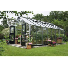 Gewächshaus JULIANA Gärtner 21,4 m² 3 mm Sicherheitsglas 368x583 cm Aluminium-thumb-3 Gewächshaus JULIANA Gärtner 21,4 m² 3 mm Sicherheitsglas 368x583 cm Aluminium-thumb-3
