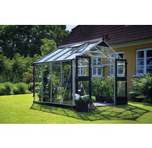 Gewächshaus JULIANA Premium 8,8 m² 3 mm Sicherheitsglas 296x296 cm Aluminium-thumb-0 Gewächshaus JULIANA Premium 8,8 m² 3 mm Sicherheitsglas 296x296 cm Aluminium-thumb-0
