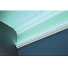Decke mit Zierleiste im Raum