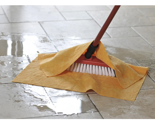 Bodenwischmopp mit Tuch zum Reinigen von Fliesenböden