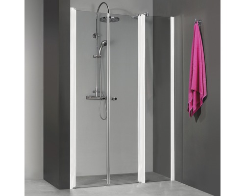 Pendeltür für Nische Breuer Elana 6 1000x2000 mm Anschlag rechts Echtglas Klar hell weiß Pendeltür für Nische Breuer Elana 6 1000x2000 mm Anschlag rechts Echtglas Klar hell weiß