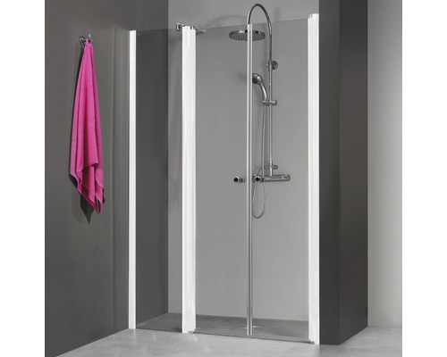 Pendeltür für Nische Breuer Elana 6 1200x2000 mm Anschlag links Echtglas Klar hell weiß Pendeltür für Nische Breuer Elana 6 1200x2000 mm Anschlag links Echtglas Klar hell weiß