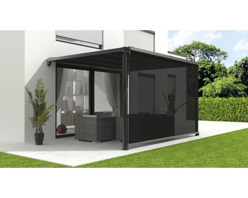 Terrassenüberdachung mit Sichtschutz für den Außenbereich