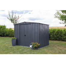 Gerätehaus SPACEMAKER Metall 194x188x185 cm grau