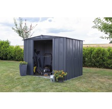 Gerätehaus SPACEMAKER Metall 194x188x185 cm grau