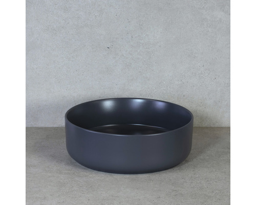 Dunkelgraue Keramikschale