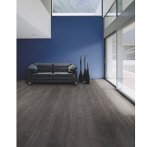 SKANDOR Laminat Dark Shadow Oak Eiche Landhausdiele 2175 x 243 x 8 mm