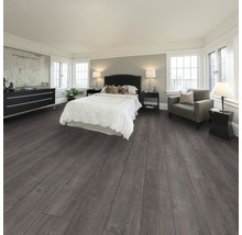 SKANDOR Laminat Dark Shadow Oak Eiche Landhausdiele 2175 x 243 x 8 mm