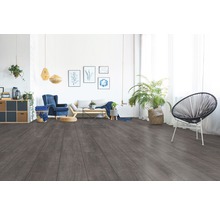 SKANDOR Laminat Dark Shadow Oak Eiche Landhausdiele 2175 x 243 x 8 mm