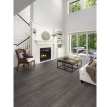 SKANDOR Laminat Dark Shadow Oak Eiche Landhausdiele 2175 x 243 x 8 mm