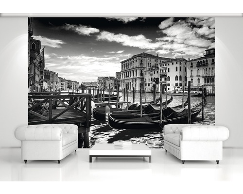 Fototapete mit Venedig-Motiv im Wohnzimmer