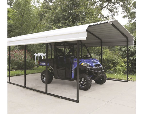 Metall Carport mit einem Fahrzeug