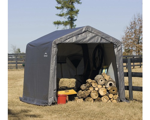 Gerätehaus ShelterLogic Shed-in-a-Box 300x300 cm grau | HORNBACH AT