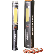 Nebo Big Larry 2 Arbeitsleuchte mit Verpackung und Batterien